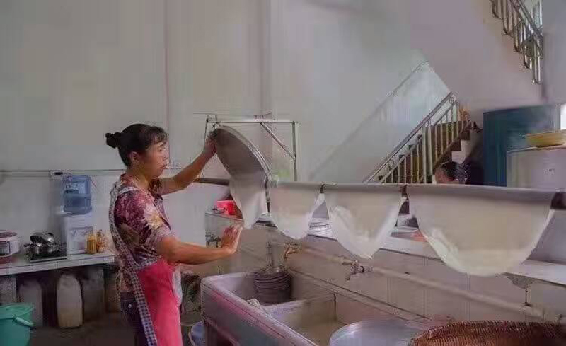 连州米粉九陂美食切粉技术手工拍照宽粉无添加剂沙坊粉自制特产和农家图片