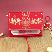 Happy New Year Foldable Red Packets 2023 Year of the Rabbit