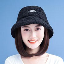 Fisherman hat wig one piece short hair wearing a hat with hair fashionable women autumn and winter 2022 new chemotherapy