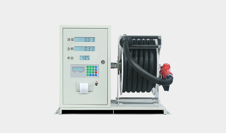 温港 小型加油机单枪电动正星加油机柴油卷盘一体机大流量