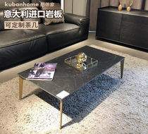 Italy imported rock board coffee table simple modern living room coffee table table table home light luxury Nordic coffee table customized