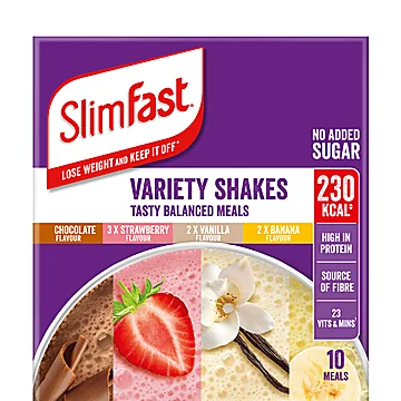 Slimfast奶昔代餐粉10装独立装混合口味[5元优惠券]-寻折猪