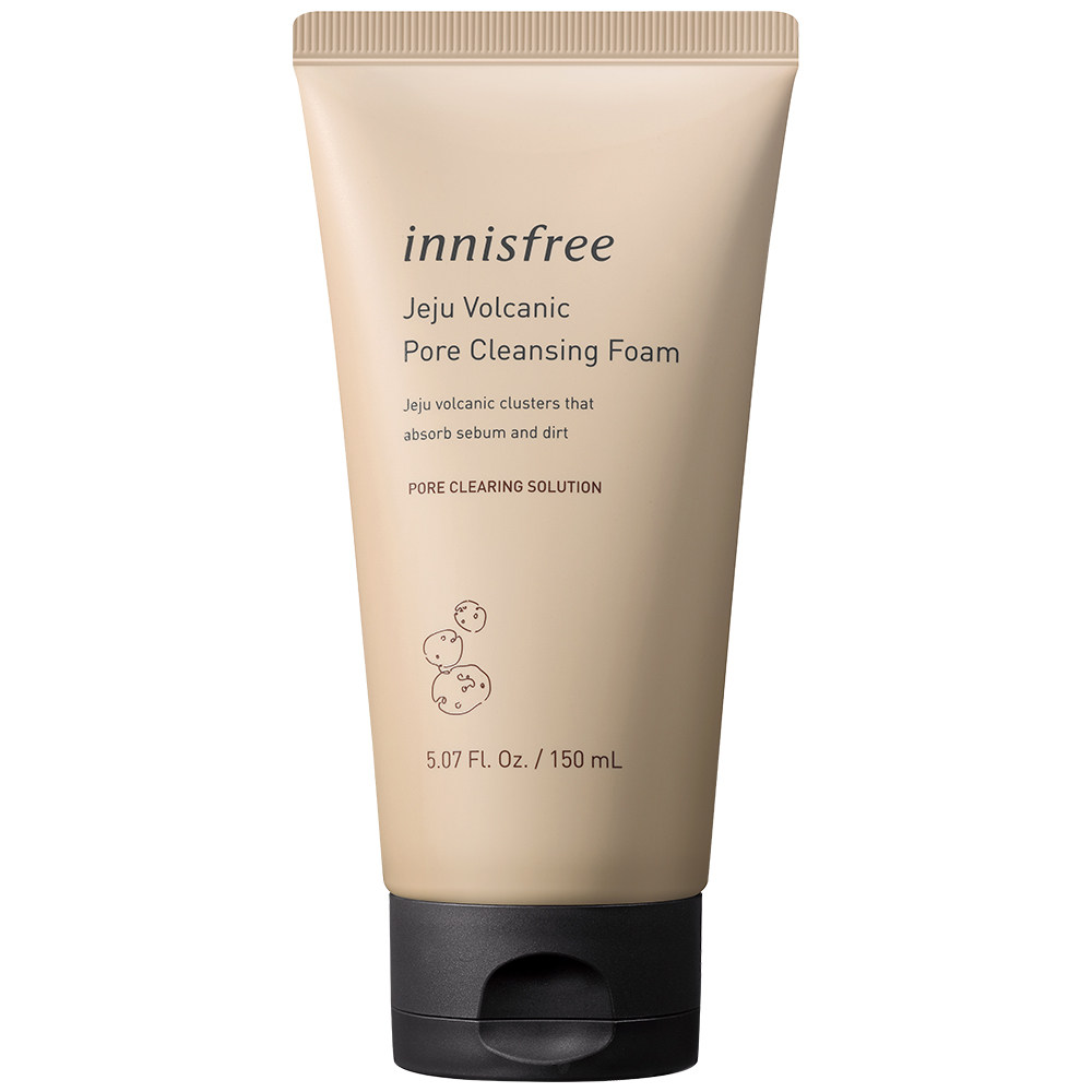 韩国innisfree悦诗风吟进口火山岩泥洁面乳去角质150ml*3