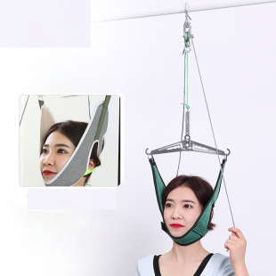 门悬式自然曲度颈椎牵引器家用颈部病修复矫正专用治疗神器医疗21