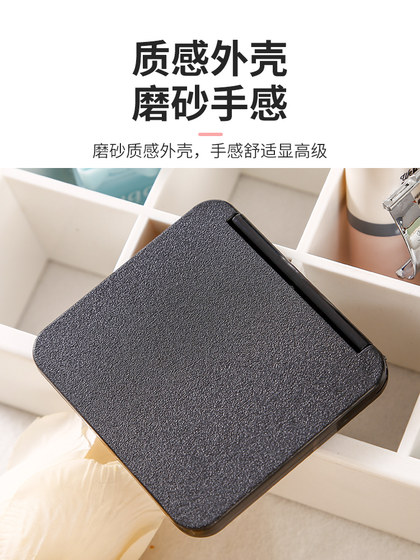 양면 휴대용 학생 기숙사 핸드 헬드 접이식 거울을 가진 작은 거울을 운반하는 미니 메이크업 거울 양면 휴대용 학생 기숙사 핸드 헬드 접이식 거울을 가진 작은 거울을 운반하는 미니 메이크업 거울