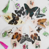 True butterfly specimen leaf bookmark manual manual to teacher and student day gift teaching supplies