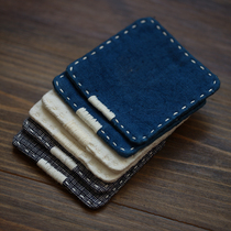 Fanyue hand-sewn kung fu tea ceremony fabric coaster Japanese fabric pad Kung Fu Tea Cup cushion double cotton linen