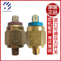 Italy imported miniature adjustable pneumatic hydraulic pressure normally open normally closed single pole double throw vacuum pressure switch