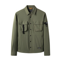Pathfinder shirt mens 23 spring and summer new outdoor travel simple fashion solid color casual shirt jacket 81313