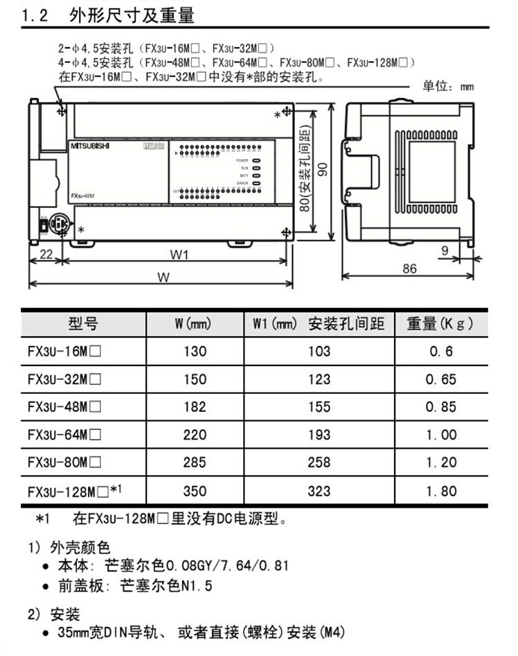 现货三菱fx3u-80mr/es-a全新原装正品包邮现货