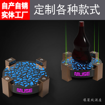Laser wine holder glowing wine rack wine props KTV nightclub bar setting wine utensils glowing utensils customized
