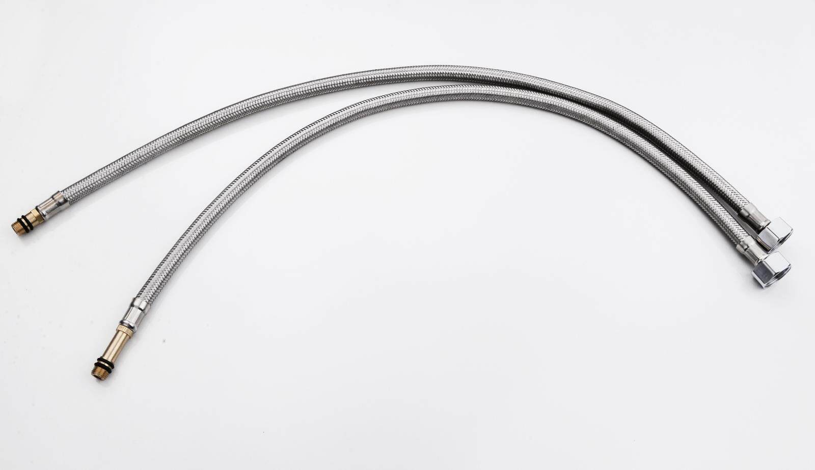 百晋304不锈钢软管进水管冷热连接水龙头波纹水管家用加长配件_券小姐