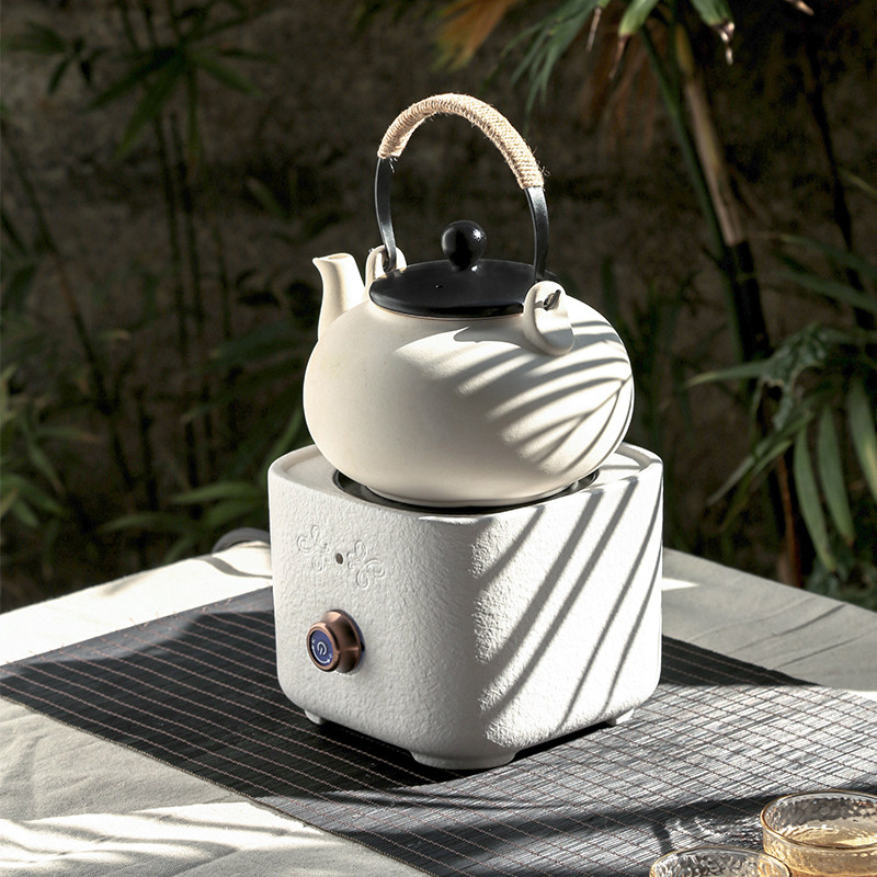 haoliyou small ceramic electric ceramic stove, tea stove, snow glaze, japanese white mud, electric stove, tea cooker, glass kettle