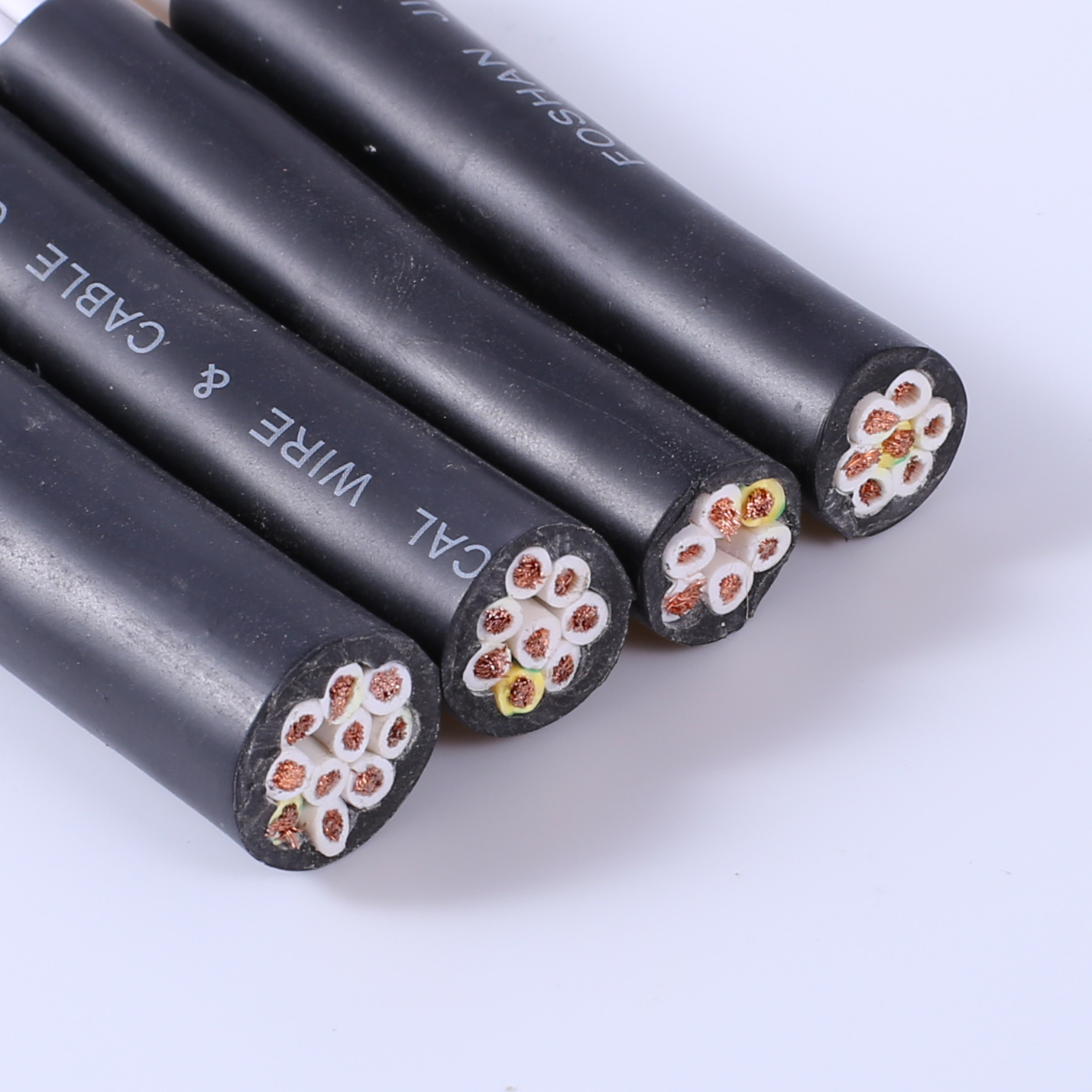 rvv控制电缆线6芯7芯8芯10芯0.5/0.75/1/1.5平方软胶护套线信号线_双