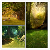 New photo studio photography background cloth wedding children photography background oil painting painting painting background forest jungle background