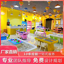 Indoor small children's paradise puzzle handmade toy building table sand table playground equipment mall entertainment project