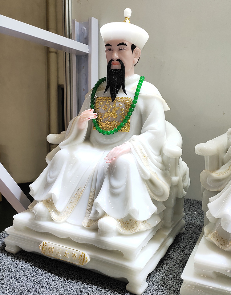 胡黄常蟒保家仙神像汉白玉胡三太爷太奶常仙蟒仙佛像居家供奉蛇仙