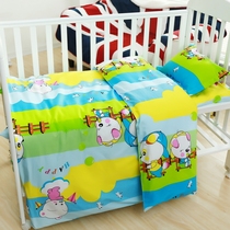 Kindergarten quilt six-piece cotton childrens bedding three-piece six-piece childrens nap cotton quilt