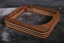 THORENS TD124 124 MK 2 LP VINYL TURNTABLE SOLID WOOD BASE TONEARM PLATE