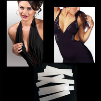 Invisible anti-glare stickers Exposed shirt skirt shoulder strap double-sided adhesive neckline Underwear womens seamless clothing adhesive film