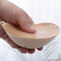 Miss mango small chest flat chest special thick not empty cup invisible back underwear female men fake chest