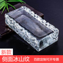 2021 New product glass brick Transparent square crystal brick bar light-transmissive frosted brick partition outdoor garden bathroom