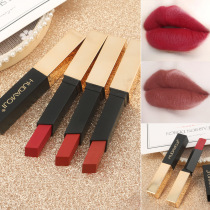 u first trial priority experience price small gold bar lipstick red net red square pipe fog suede slim light lip balm 9 9 s kill price