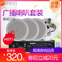 Hivi Huiwei TD201 ceiling speaker amplifier set ceiling ceiling speaker constant pressure ceiling audio set