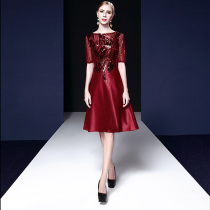 High-end mother-in-law wedding mother dress young hi mother-in-law wedding dress Wedding style noble fashion dress