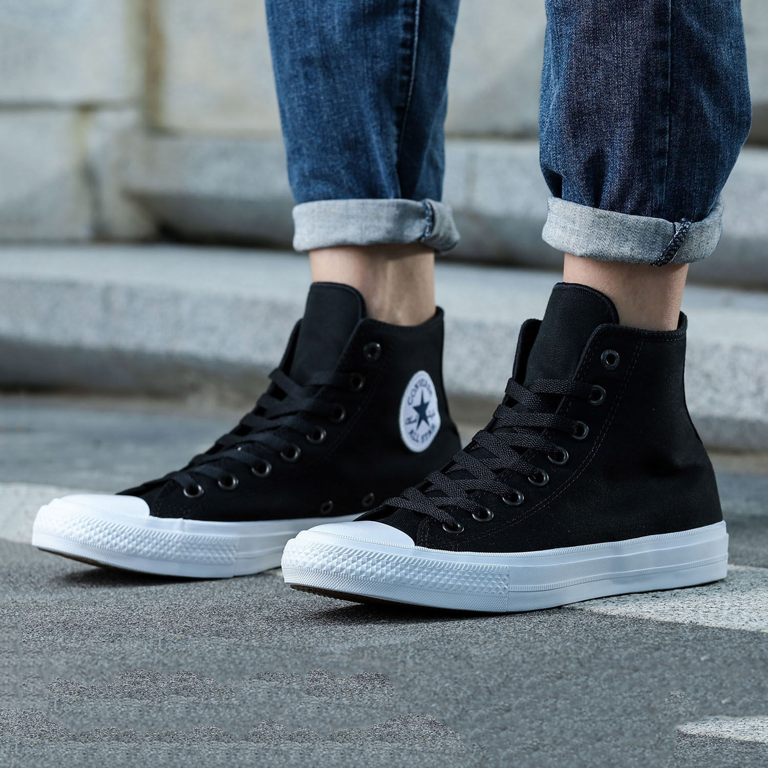 converse匡威男女鞋帆布鞋2018秋款经典高帮运动休闲鞋150148c