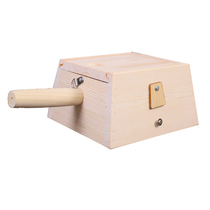 Four Columns Solid Wood Moxibustion Box Wooden Four Holes 4 Columns Contact Pin Moxibustion Box Ai Bar Warm Moxibustion Device With Moxibustion Waist Leg Belly Back