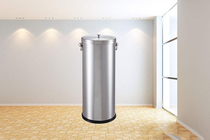 Thickened large round stainless steel tea bucket waste bucket trash bin tea bucket tea with factory office tea