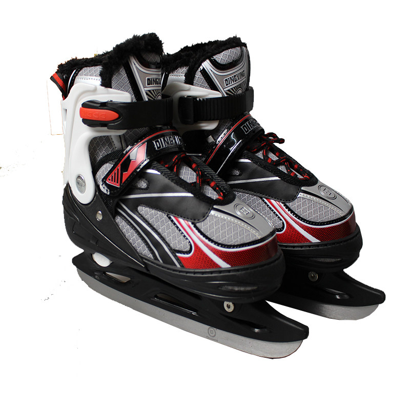 男女儿童 可调 冰刀鞋 溜冰鞋 冰球刀 花刀 花样冰刀 冰上鞋_不打折