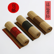 Tea mat bamboo mat bamboo tea curtain table flag tea set tea tray mat insulation tea ceremony kung fu tea accessories