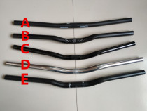 Large handling original equipped handlebar horizontal aluminum alloy Yan to fold the 25 4 Mountain ground car folding bike handlebar