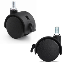 Shoe rack wheels Four universal wheel furniture castors with brake mobile wheel wheels (private pat do not ship)