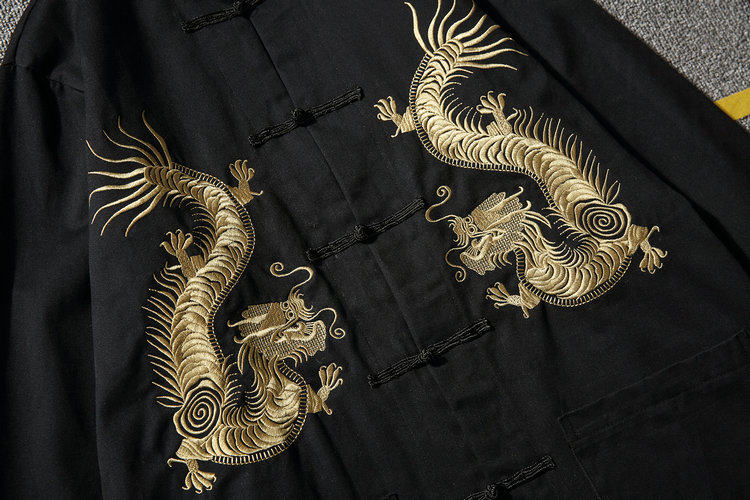 棉 龙纹刺绣 中国风盘扣夹克 电商a057-jk16-p75(88)-电商基地a057-四