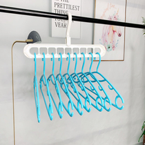 2-pack multi-functional plastic indoor hanger hanger Wardrobe hanger hook Balcony windowsill storage artifact