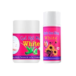 泰国white芦荟胶撕拉式面膜去黑头神器水祛猪鼻贴收缩毛孔套装
