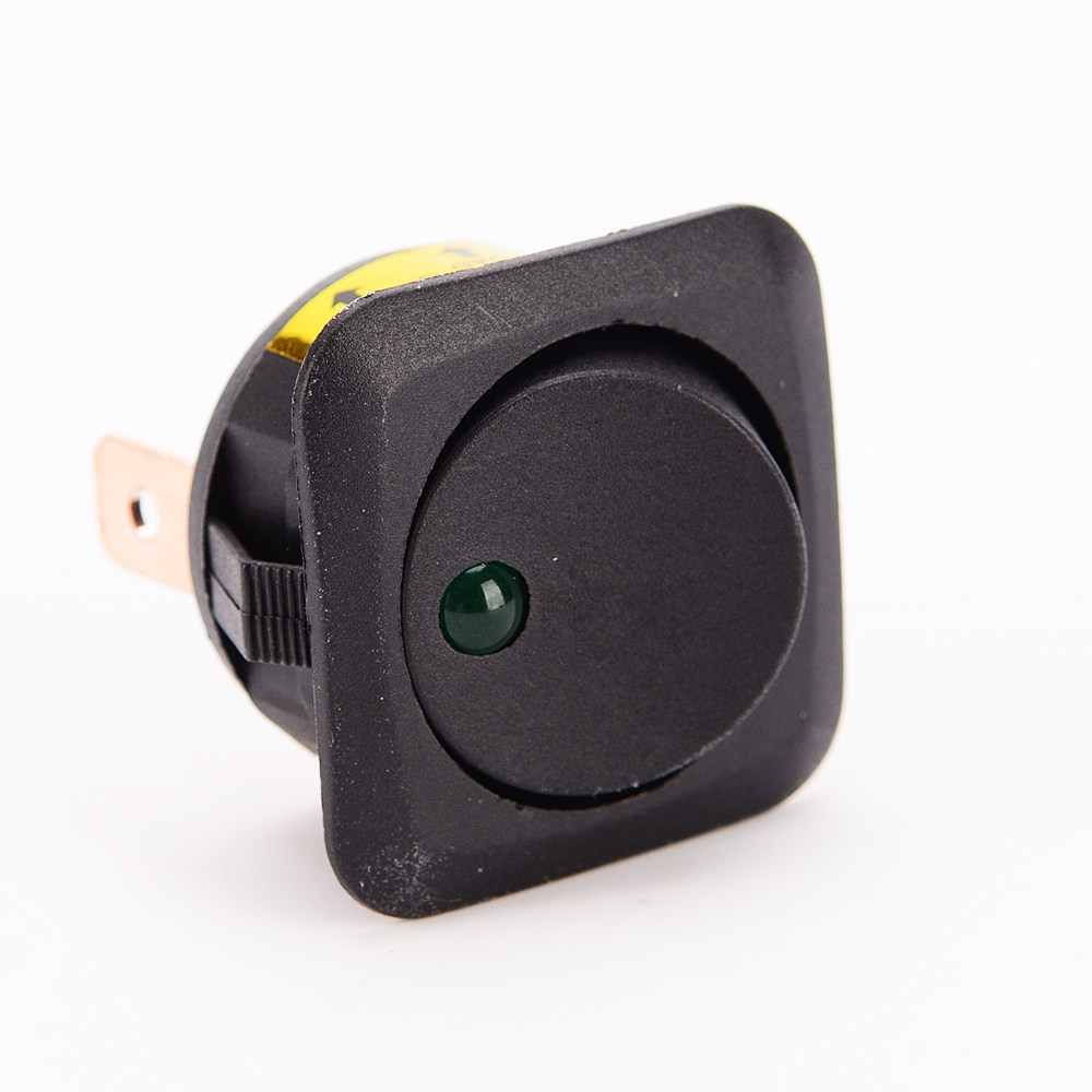 12v带led开关按钮汽车改装翘班开关on-off小开关25a船型开关