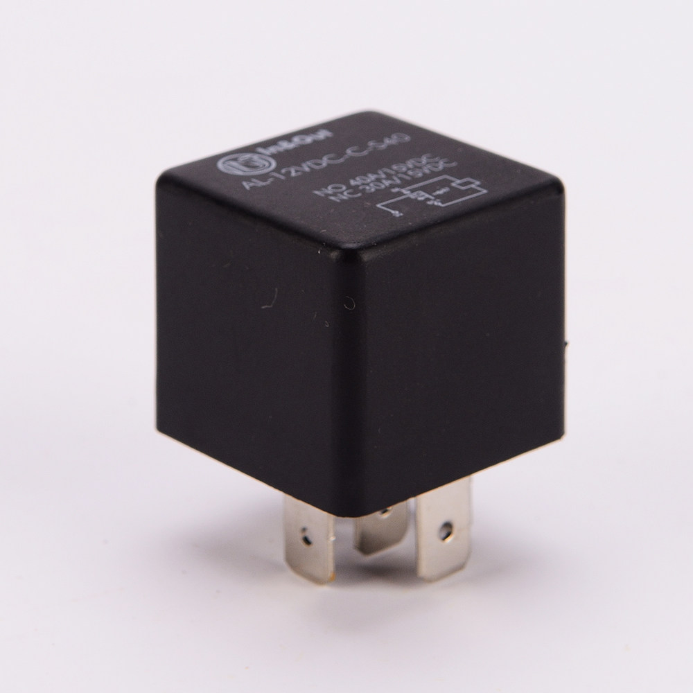 汽车继电器改装继电器插座一套装5脚继电器 车载继电器12vdc 40a