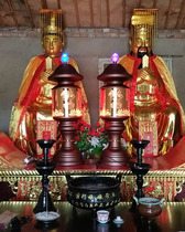 Large temple Buddha front lamp holder Ground shrine lamp LED God of Wealth Lamp Buddha Lamp Changming Lamp Buddha Lamp Guan Gong Lamp