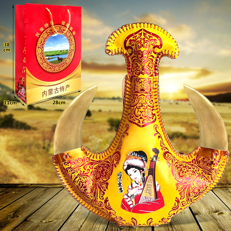 奶酒内蒙古特产38度500ml正宗草原特产酒皮囊皮壶高档非马奶酒