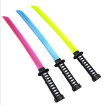 Explosion ground shows toys night market childrens electronic samurai sword flashing gravity induction sword hot selling source light knife