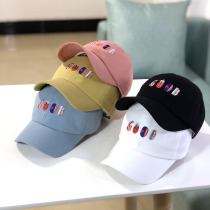 2020 new boy hat Korean spring fashion girl cap tide children letter Joker baseball cap autumn