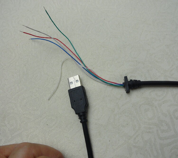 4芯usb线 usb鼠标线usb键盘线usb摄像头线 diy线 diy4