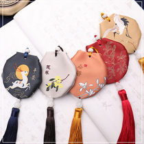 Fetal hair bag baby kit portable safety amulet fetal hair body hanging small hand embroidery