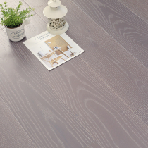 North America Red Oak oak logs pure solid wood floor light luxury wind free keel lock floor heating home factory direct sales