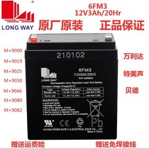Wanlida Audio 12V3AH Battery M 9050 M 9080 M 9820 M 9087 M 9014 9082