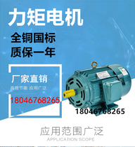 YLJ torque motor 112-10-4-6-8 three-phase blown film winding printing turntable motor national standard full copper wire lying